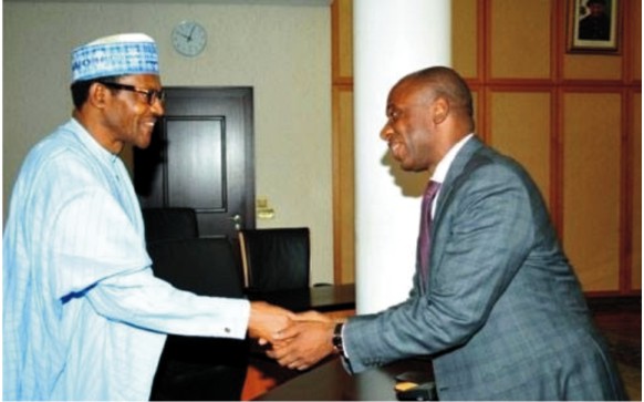 BUHARI & AMAECHI FLOWING PIC